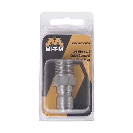 Mi-T-M 3/8 Quick Connect Plug AW-0017-0005